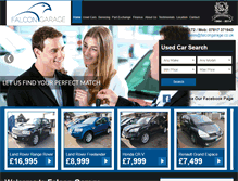 Tablet Screenshot of falcongarage.co.uk